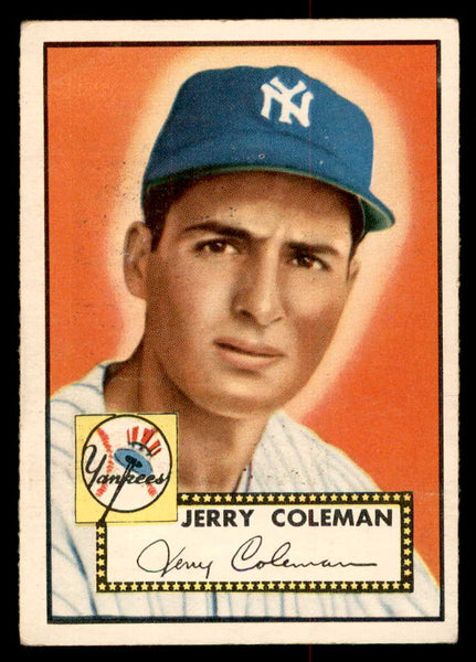 1952 Topps Baseball #237 Jerry Coleman Yankees VG 558836