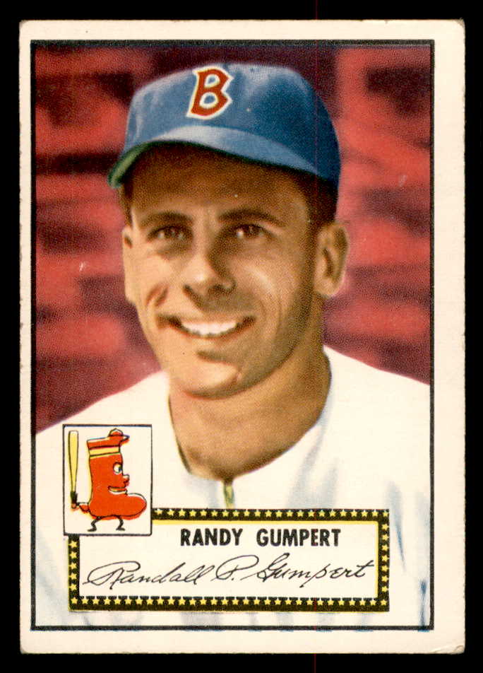 1952 Topps Baseball #247 Randy Gumpert Red Sox VG 558851
