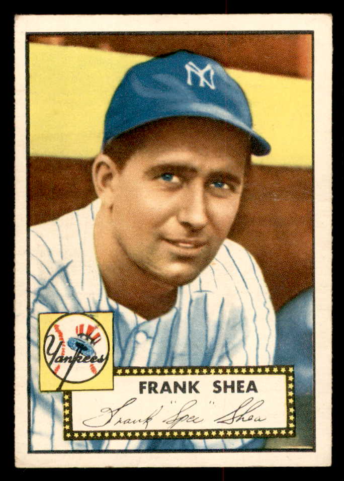 1952 Topps Baseball #248 Frank Shea Yankees VG 558852