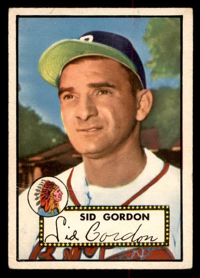 1952 Topps Baseball #267 Sid Gordon Braves GD-VG 558861