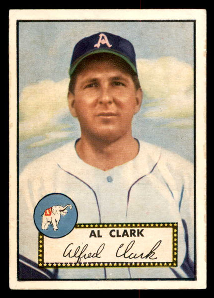 1952 Topps Baseball #278 Allie Clark A's VG 558864
