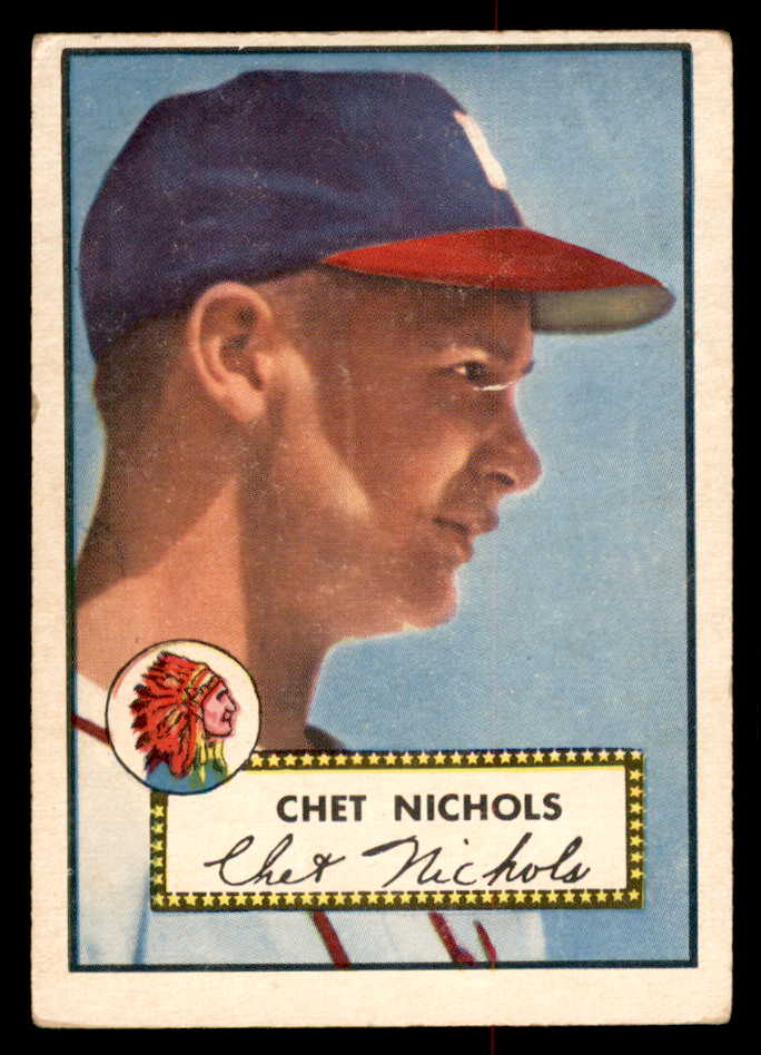 1952 Topps Baseball #288 Chet Nichols Braves VG-EX 558867