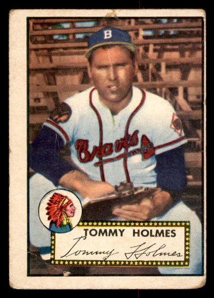 1952 Topps Baseball #289 Tommy Holmes Braves Good 558868