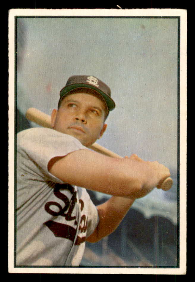 1953 Bowman Color Baseball #002 Vic Wertz Browns EX 558874