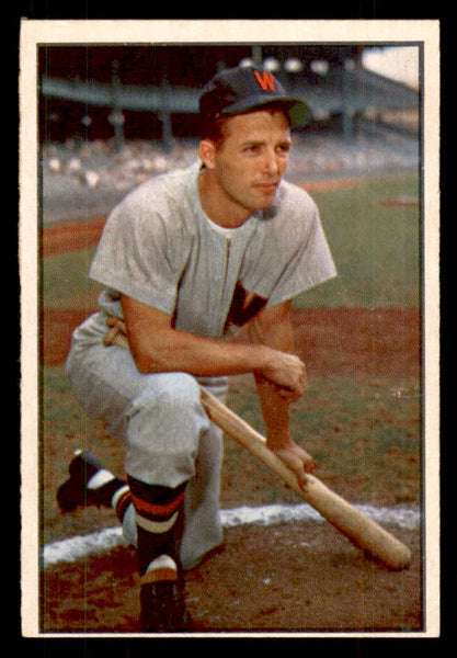 1953 Bowman Color Baseball #015 Jim Busby Senators EX-MT 558886