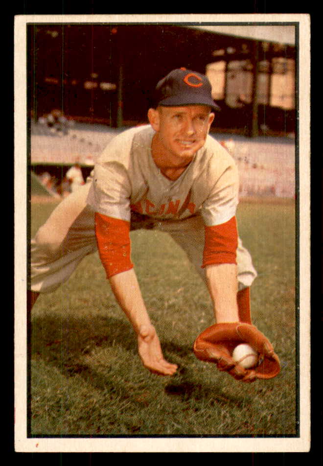 1953 Bowman Color Baseball #026 Roy McMillan Reds EX 558897