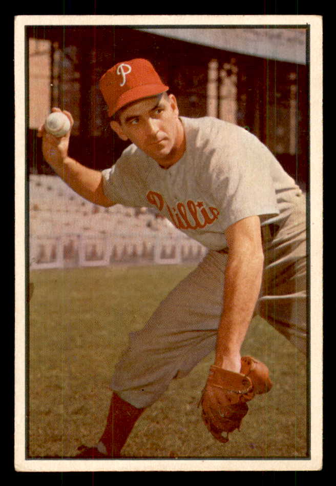 1953 Bowman Color Baseball #060 Granny Hamner Phillies VG-EX 558920
