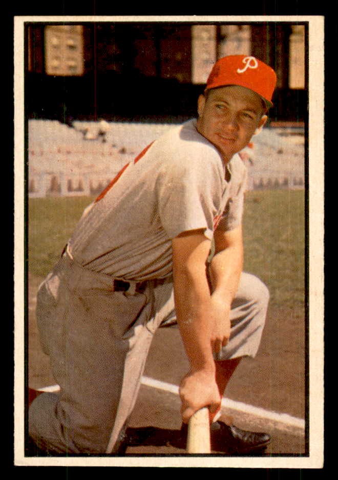 1953 Bowman Color Baseball #067 Mel Clark Phillies VG-EX 558926
