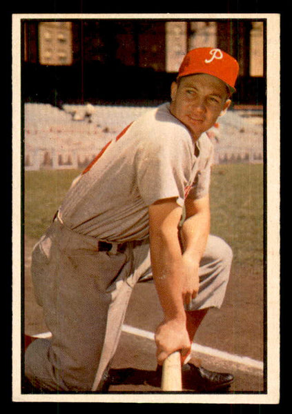 1953 Bowman Color Baseball #067 Mel Clark Phillies VG-EX 558926