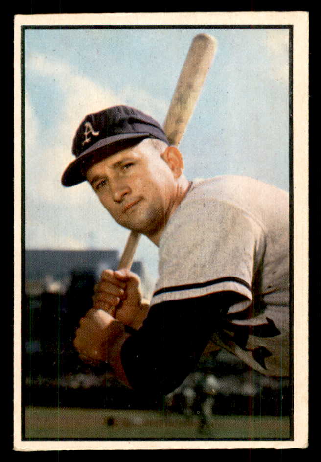 1953 Bowman Color Baseball #082 Joe Astroth A's VG-EX 558944