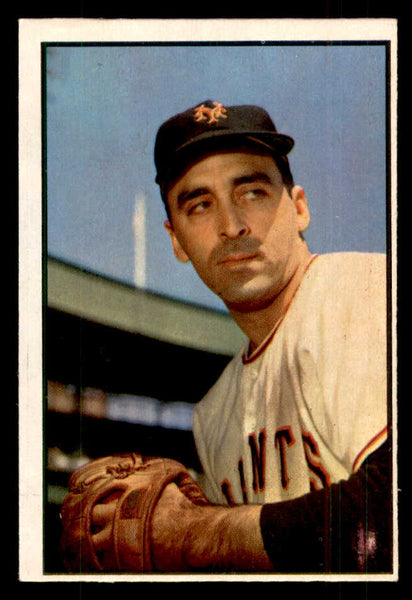 1953 Bowman Color Baseball #096 Sal Maglie Giants EX 558959