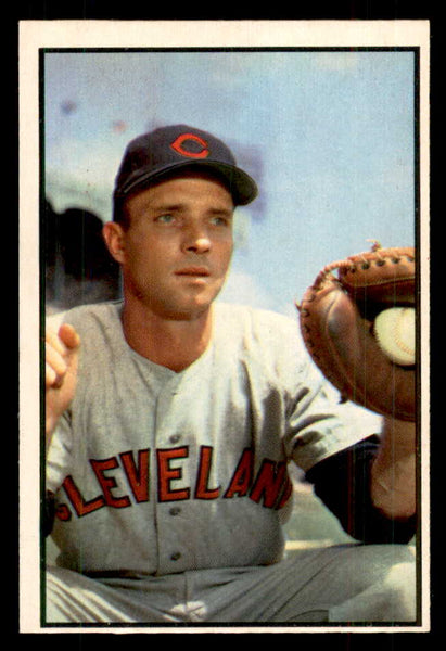 1953 Bowman Color Baseball #102 Jim Hegan Indians EX 558961