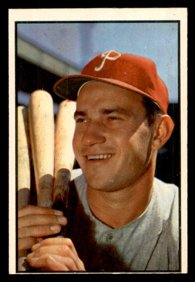 1953 Bowman Color Baseball #103 Del Ennis Phillies VG-EX 558963