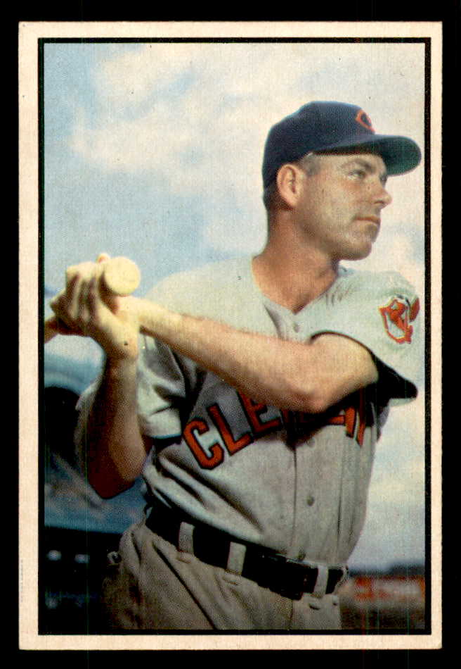 1953 Bowman Color Baseball #119 Dale Mitchell Indians EX-MT 558976