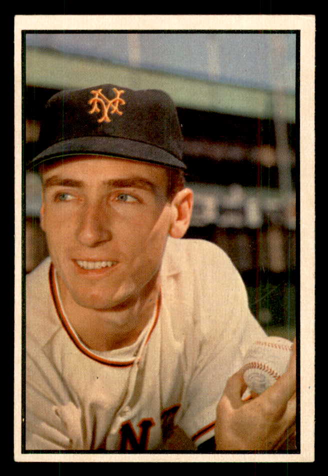 1953 Bowman Color Baseball #126 Al Corwin Giants EX-MT 558982