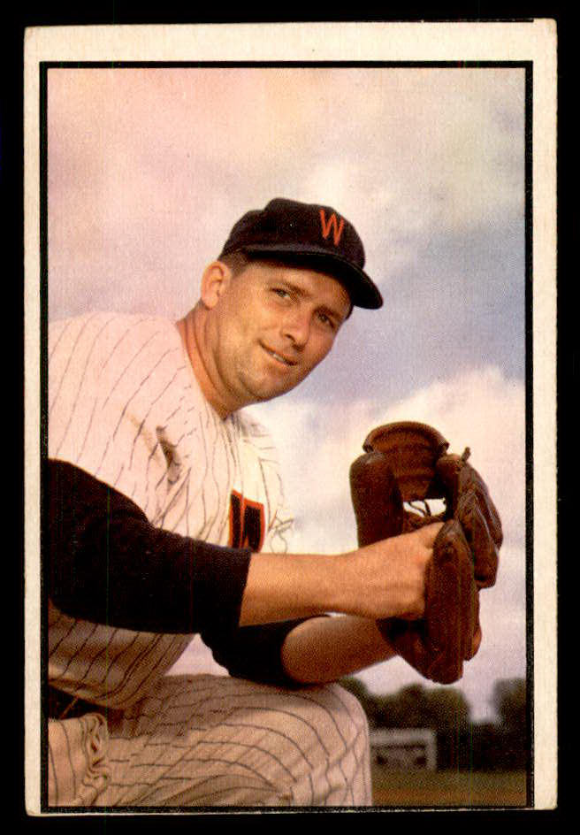 1953 Bowman Color Baseball #141 Frank Shea Senators VG-EX 559000