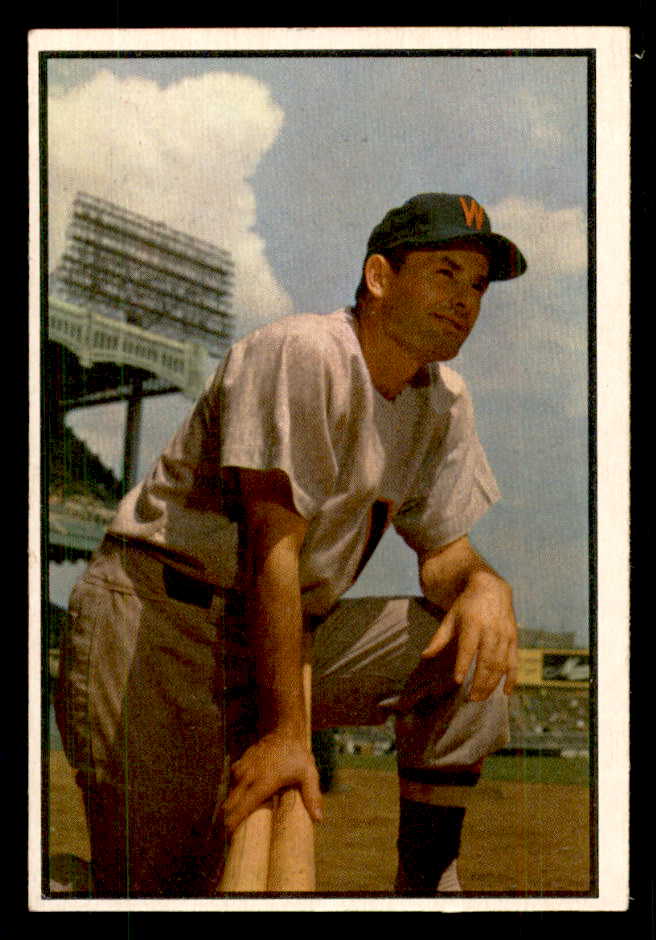 1953 Bowman Color Baseball #159 Mickey Vernon Senators EX-MT 559024
