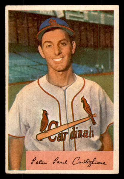 1954 Bowman Baseball #174 Pete Castiglione Cardinals VG-EX 559029