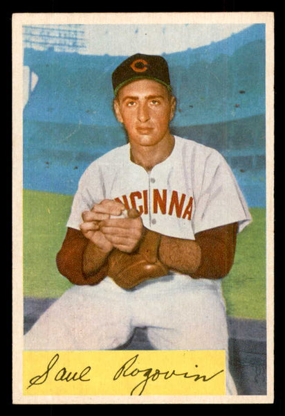 1954 Bowman Baseball #140 Saul Rogovin Reds EX-MT 559044