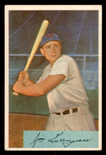 1954 Bowman Baseball #028 Jim Greengrass Reds EX-MT 559054