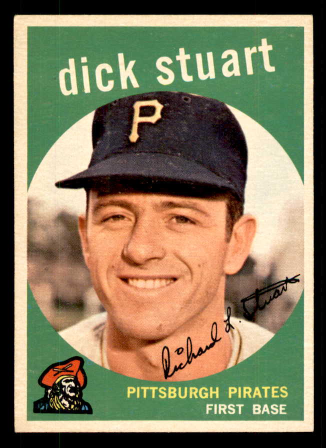 1959 Topps Baseball #357 Dick Stuart Pirates EX-MT 559064