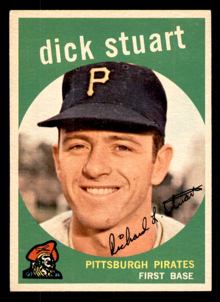 1959 Topps Baseball #357 Dick Stuart Pirates EX-MT 559064