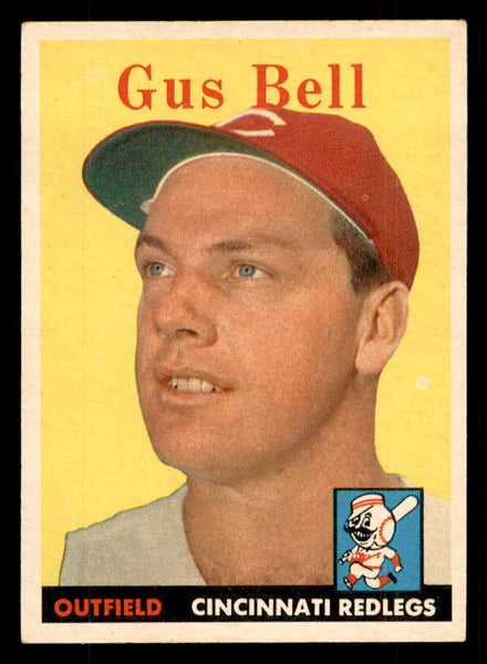 1958 Topps Baseball #075 Gus Bell Reds EX-MT 559065