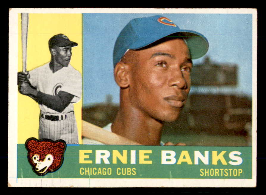 1960 Topps Baseball #010 Ernie Banks Cubs VG-EX 559069