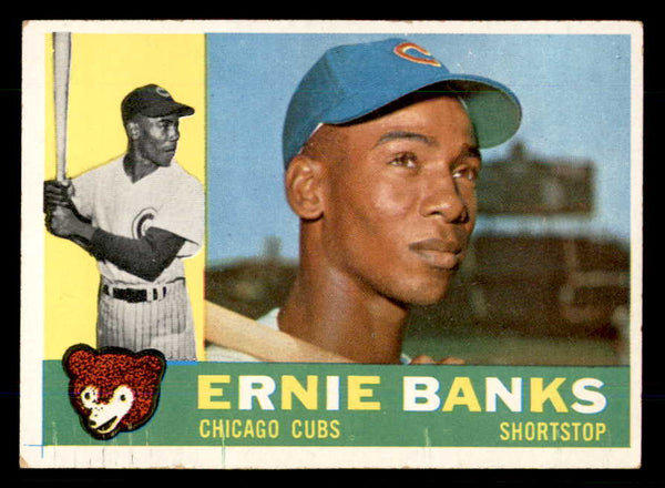 1960 Topps Baseball #010 Ernie Banks Cubs VG-EX 559069