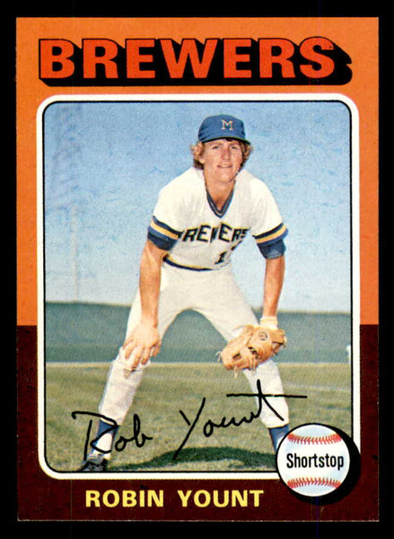 1975 Topps Baseball #223 Robin Yount Brewers GD tape back 559088