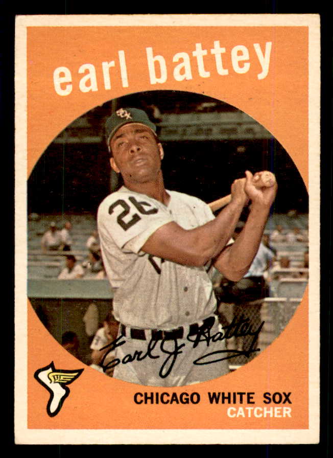 1959 Topps Baseball #114 Earl Battey White Sox EX-MT 559099