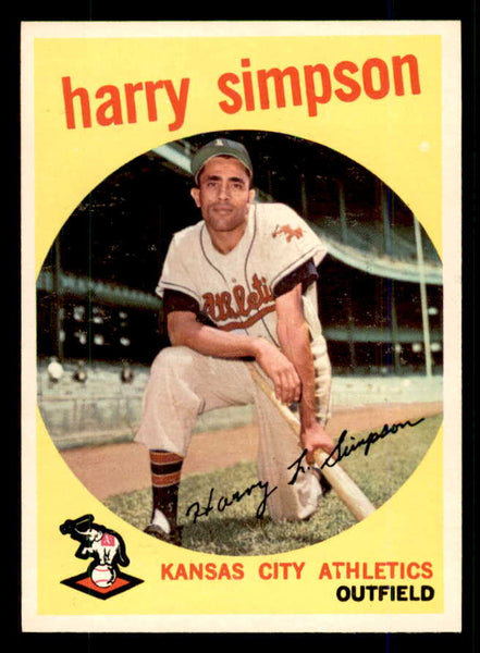 1959 Topps Baseball #333 Harry Simpson A's EX-MT 559101