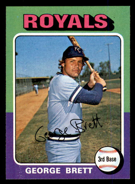 1975 Topps Baseball #228 George Brett Royals GD tape back 559108