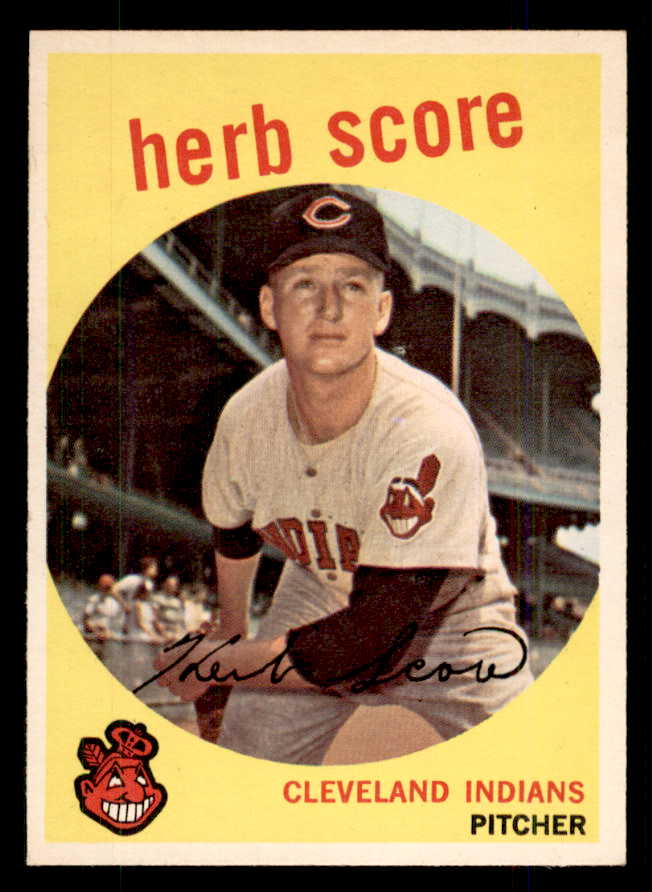 1959 Topps Baseball #088 Herb Score Indians EX-MT 559130