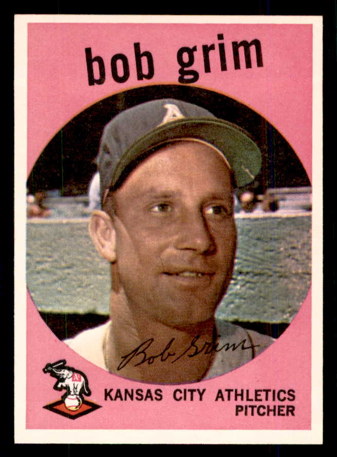 1959 Topps Baseball #423 Bob Grim A's NR-MT 559140