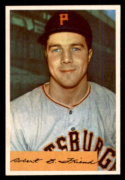 1954 Bowman Baseball #043 Bob Friend Pirates EX-MT 559141