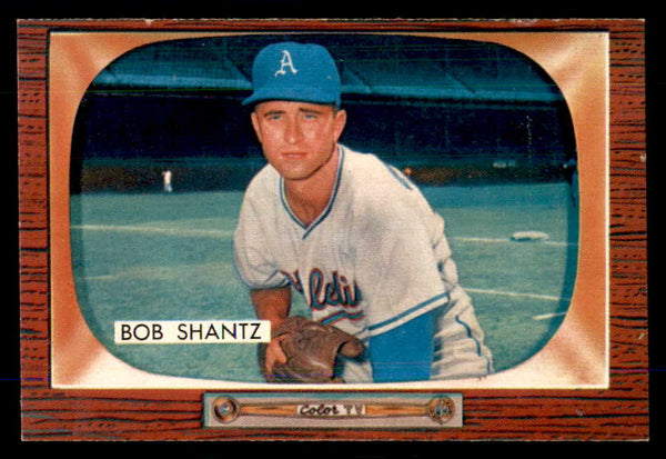 1955 Bowman Baseball #140 Bobby Shantz A's NR-MT 559155