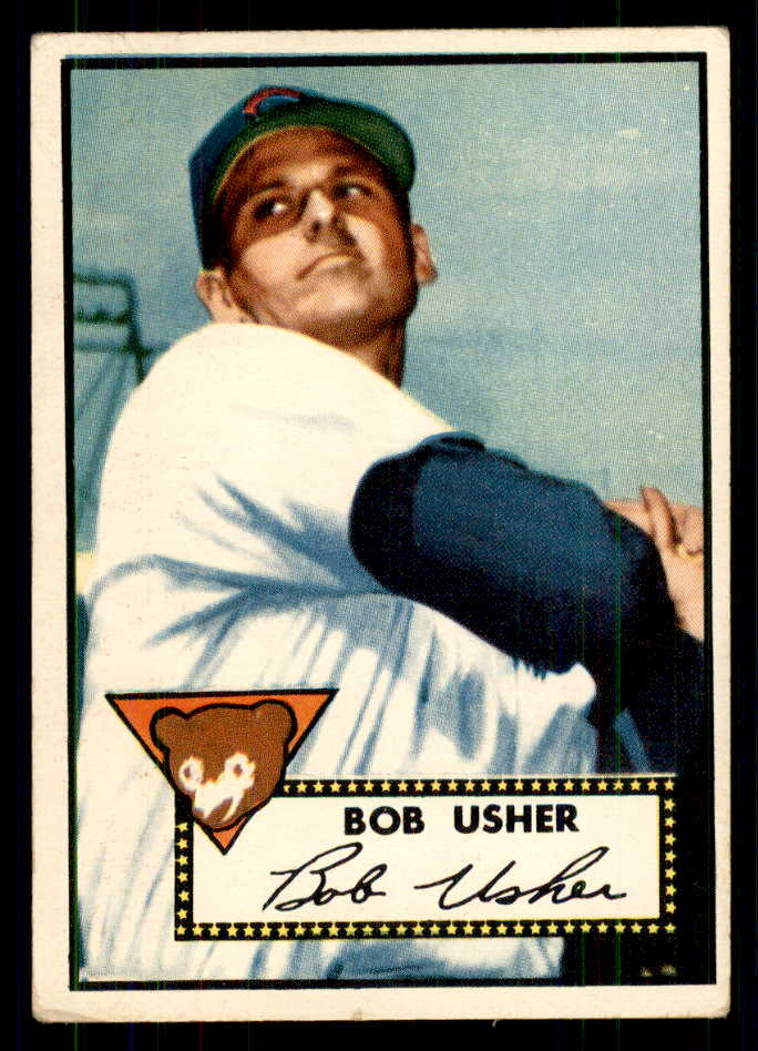 1952 Topps Baseball #157 Bob Usher Cubs VG-EX 559190