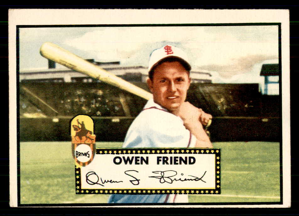 1952 Topps Baseball #160 Owen Friend Browns VG-EX 559191