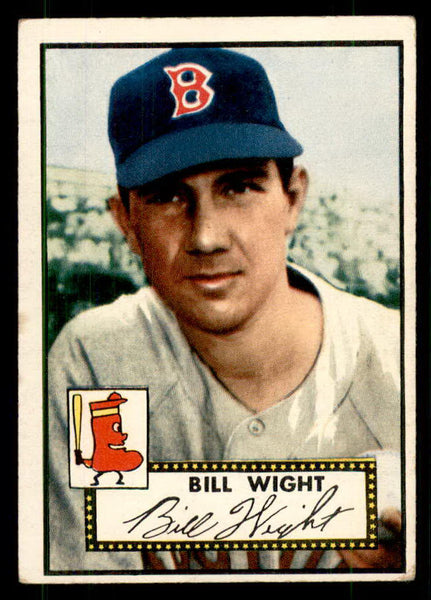 1952 Topps Baseball #177 Bill Wight Red Sox VG-EX 559200