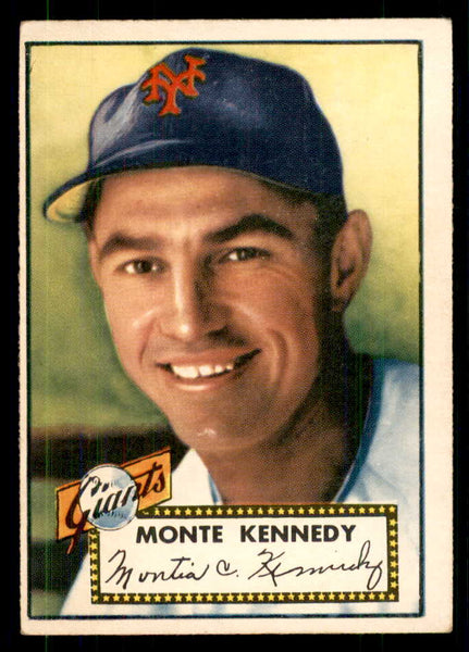 1952 Topps Baseball #124 Monte Kennedy Giants VG-EX 559204