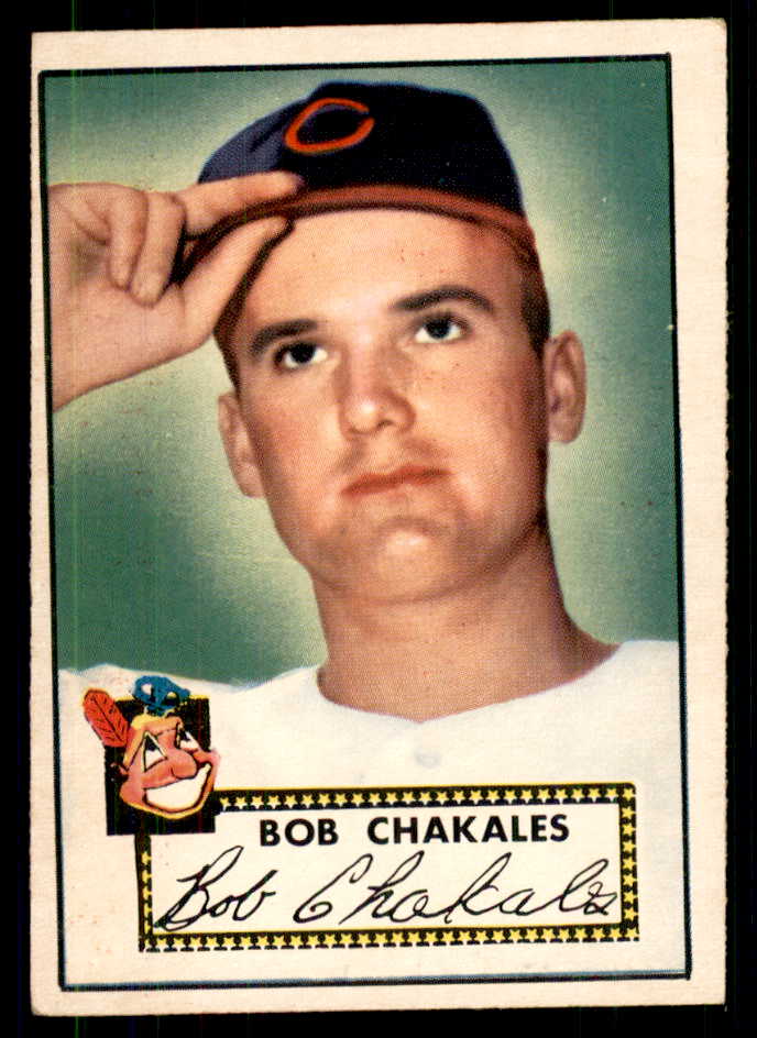 1952 Topps Baseball #120 Bob Chakales Indians VG-EX 559206
