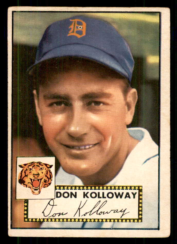 1952 Topps Baseball #104 Don Kolloway Tigers VG-EX 559210