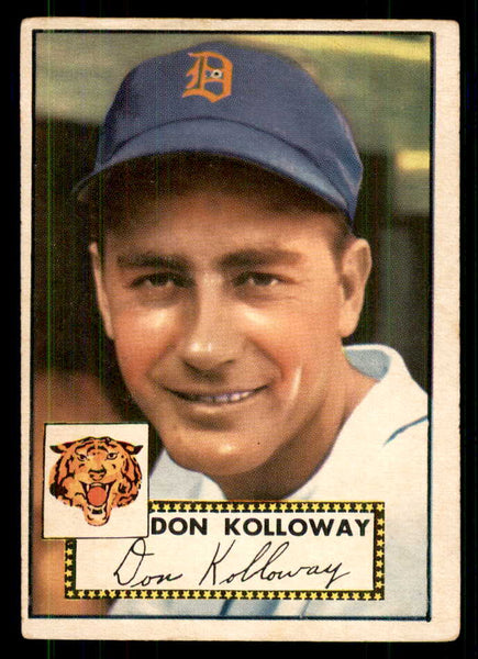 1952 Topps Baseball #104 Don Kolloway Tigers VG-EX 559210