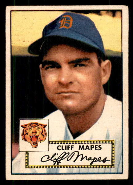 1952 Topps Baseball #103 Cliff Mapes Tigers VG-EX 559211