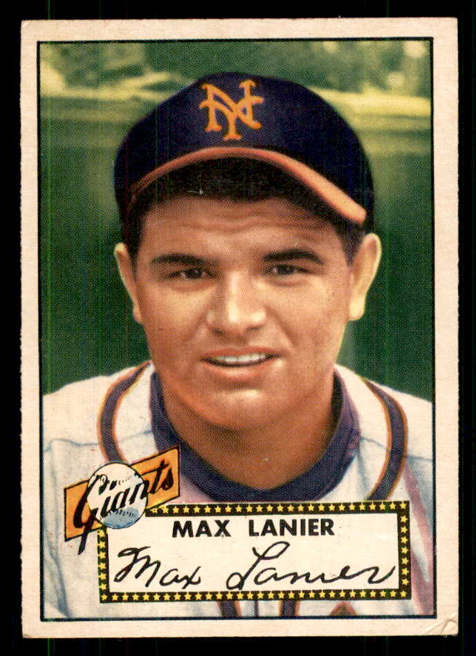 1952 Topps Baseball #101 Max Lanier Giants VG-EX 559212