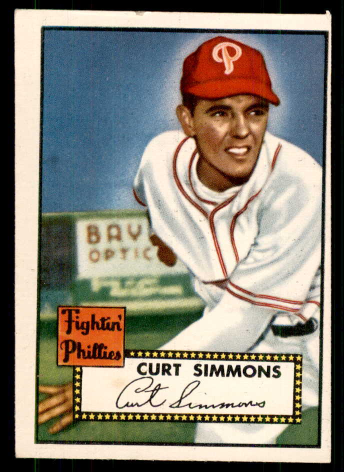1952 Topps Baseball #203 Curt Simmons Phillies VG-EX 559227