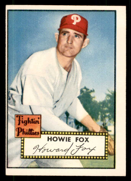 1952 Topps Baseball #209 Howie Fox Phillies VG-EX 559231