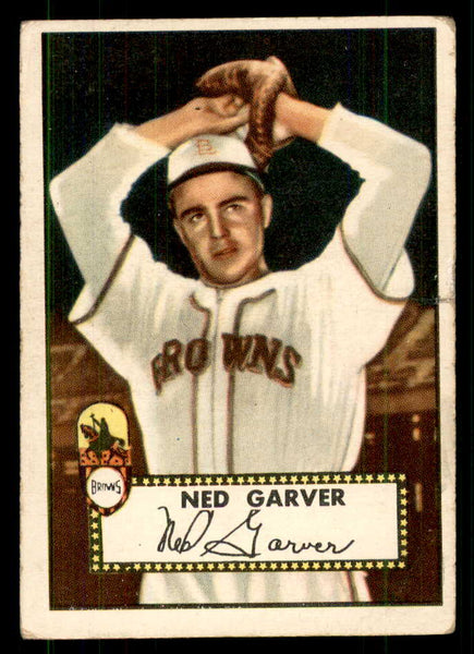 1952 Topps Baseball #212 Ned Garver Browns VG-EX 559233