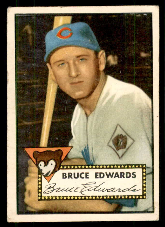1952 Topps Baseball #224 Bruce Edwards Cubs VG-EX 559236